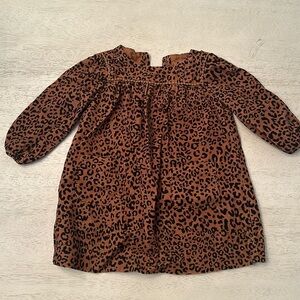 GAP kids girls leopard print dress